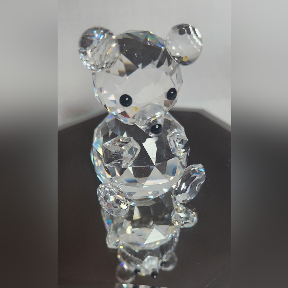 Swarovski Crystal Bear with Black Accents - Picture 6 of 14